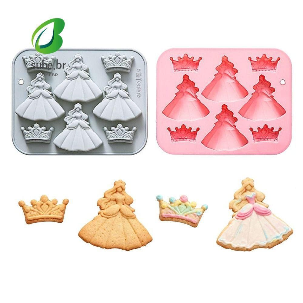 Forma para Bolo de Mousse SFBSF, Sobremesa de Chocolate em Forma de Vestido, Flexível, Antiaderente, Forma de Confeitari