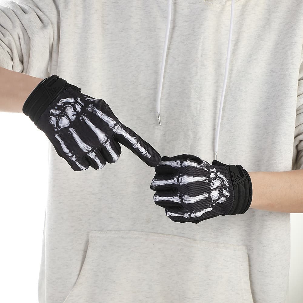 Estoque pronto novo estilo tela sensível ao toque crânio osso seção rosa fantasma garra ao ar livre quente antiderrapant