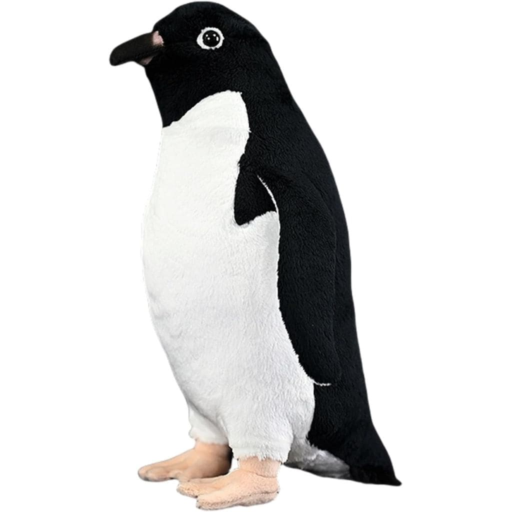 Pelúcia Realista de Pinguins Adelie - Pinguim de Pelúcia de 11,8'' - Almofada Macia e Fofa - Pelúcia de Animal Fofo