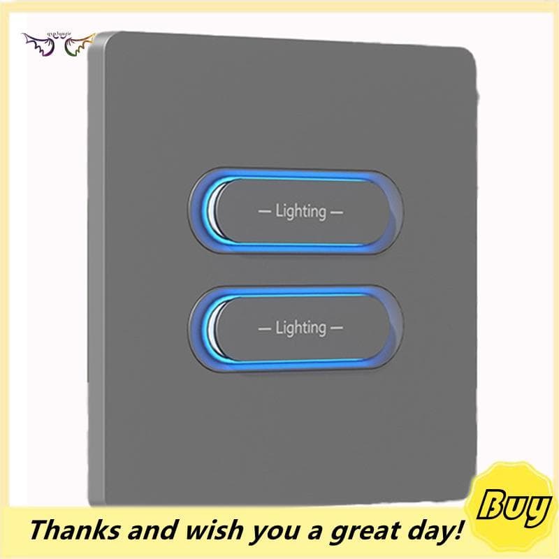 Tuya Zigbee Interruptor De Botão Inteligente Controle Duplo Multi-Tempo Em Casa De Voz Remoto 2 Gang
