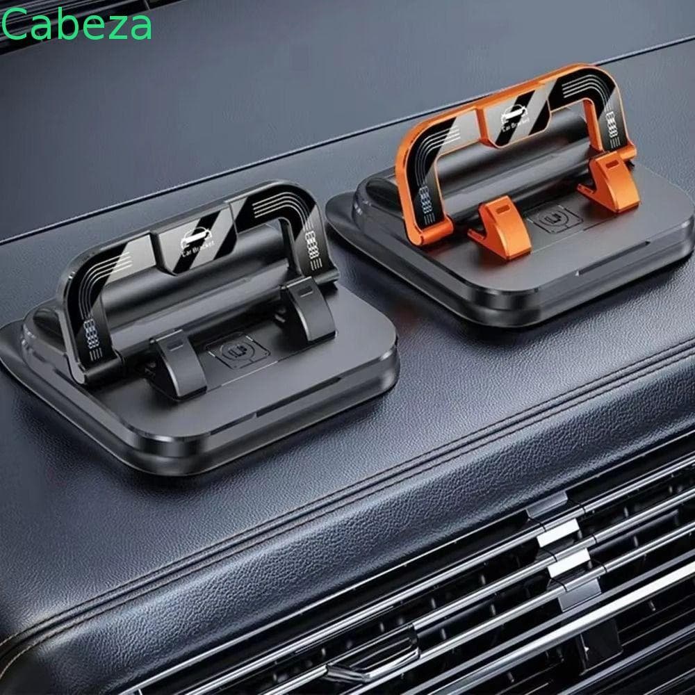 Suporte Para Celular Veículo CABEZA1 , PC Giratório De 360 Graus + De Telefone Carro De Silicone ABS , Almofada Antiderr