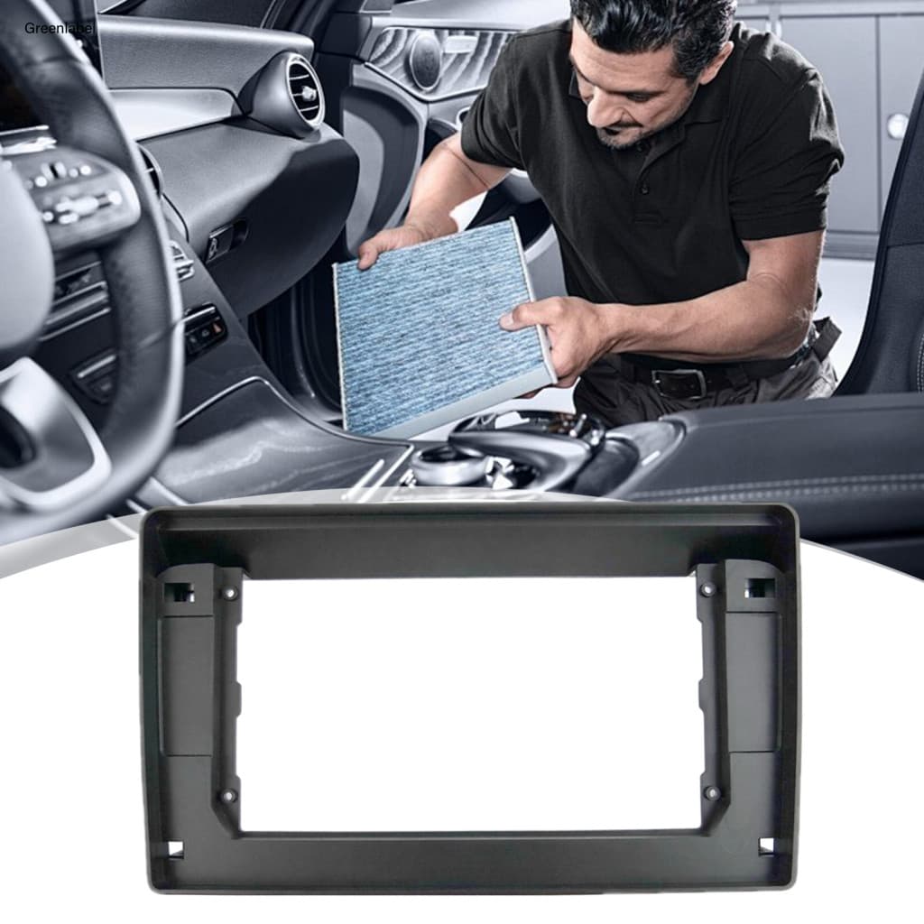 { Novo } Moldura De Tela De Navegação Integrada Para Toyota WISH , Capa De Proteção Do Painel Carro , Ajuste Sem Costura
