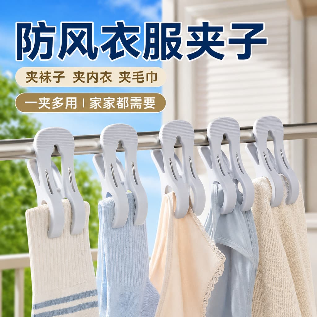 Clipes para roupas, clipes para secar roupas e colchas, antiderrapantes, fixos, à prova de vento, clipes grandes que não