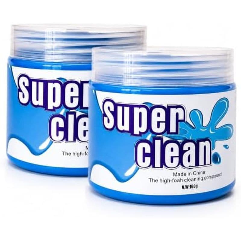 Gel De Limpeza Ciana Para Carros-Teclado De Ventilação De Carro-Kit Transparente Contra Poeira , Eletrônicos Casa E Escr
