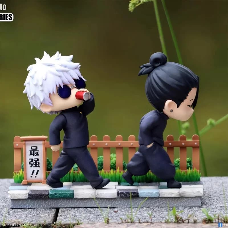 Figura de Jujutsu Kaisen Satoru Gojo Geto Suguru Figuras de Ação Pvc Estátua Modelo Boneca Decoração de Quarto de Carro