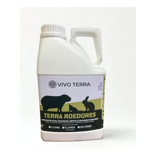 Repele Roedores Ratos capivaras Coelhos Proteçao Para Lavoura Silo Armazem Galpão espanta Pragas 5L