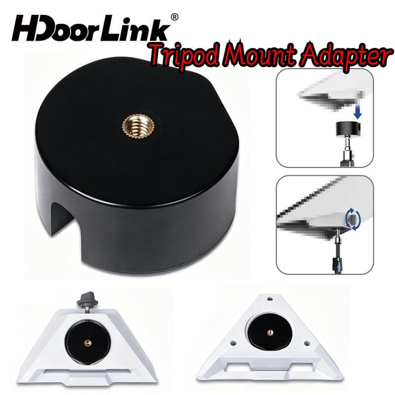 HdoorLink Para Novo/Antigo Starlink Mini Tripé Adaptador ABS De Montagem 1/4 " Rosca Tripés Braçadeiras