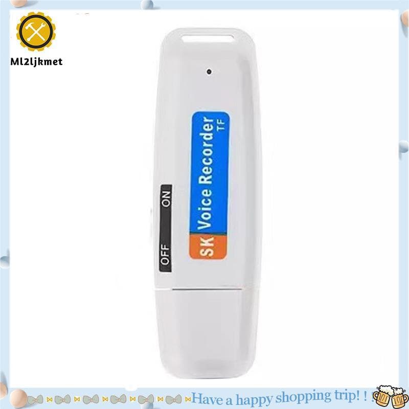 Gravador De Voz De Áudio Digital USB Portátil Recarregável U-Disk Mini Ativado Por Ditafone