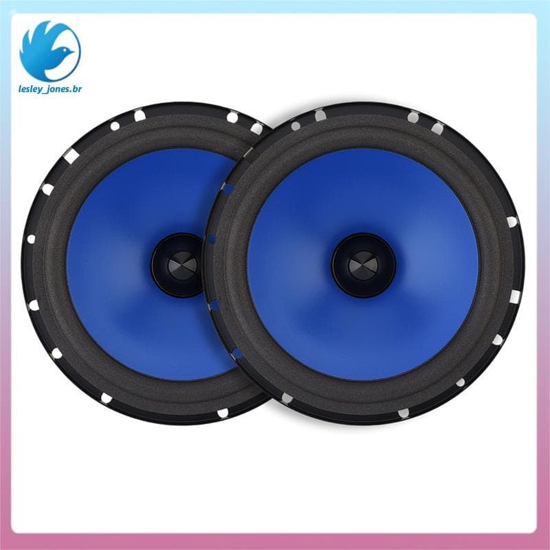 [lesley_jones.br] 2 Unidades 6.5 Polegadas 600 W 4 Vias Carro HiFi Alto-Falantes Coaxiais De Frequência De Gama Completa