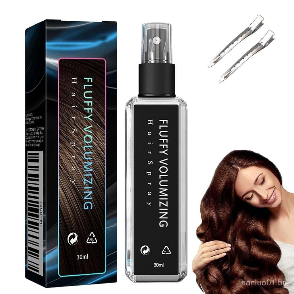 Spray Volumizador Instantâneo para Cabelo com Proteína Vegetal Natural Continentau, Spray Mágico para Volume Capilar, Lo