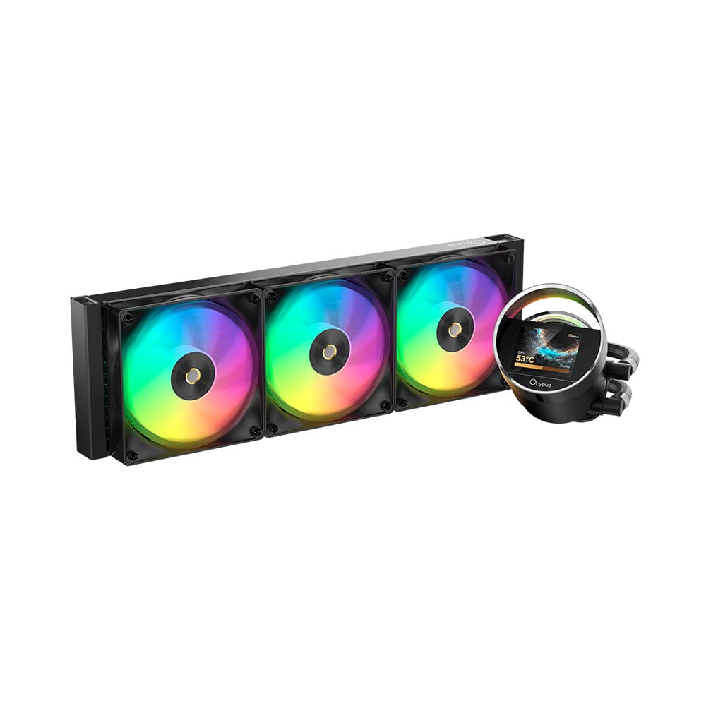 Water Cooler Ocypus Sigma L36 360mm ARGB Com Tela LCD Preto