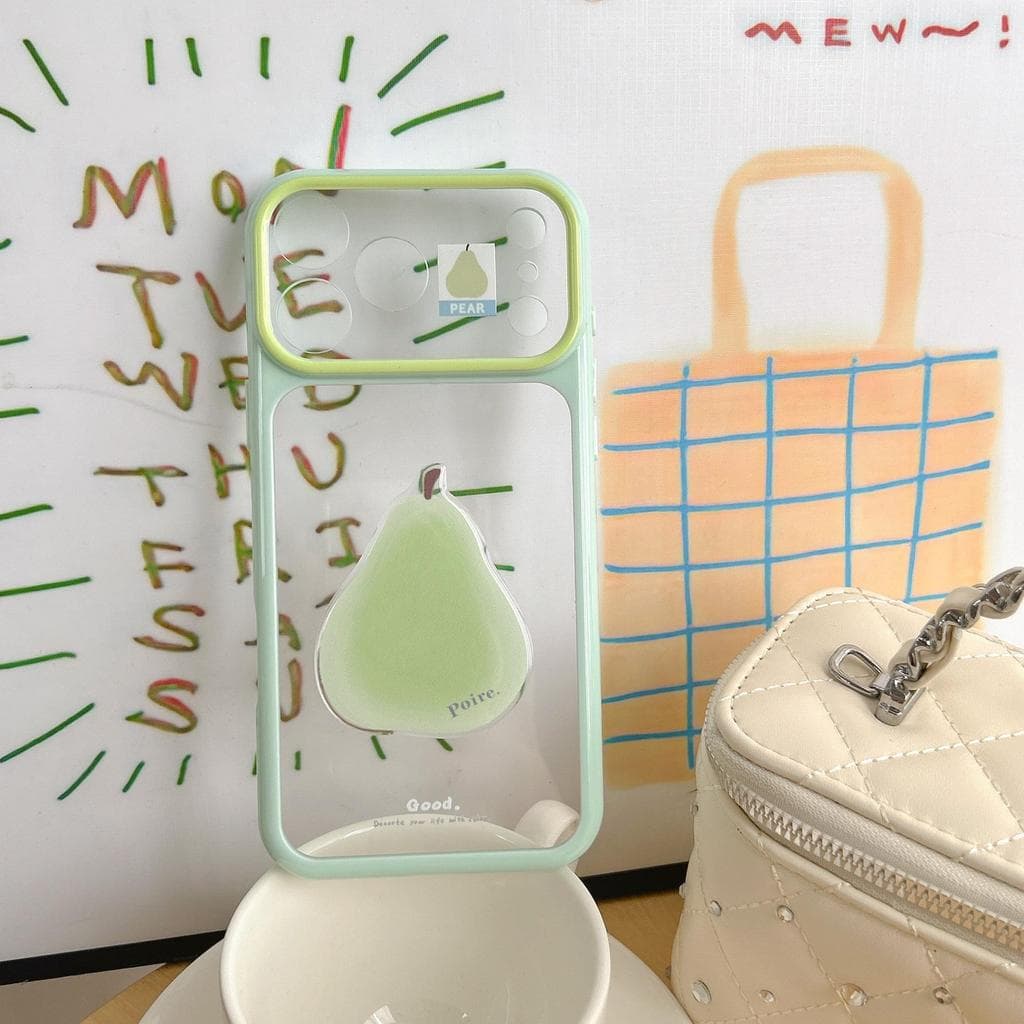 Fruit-shaped phone case，Applicable iPhone 18/17promax/12/11/13/14/15。Elegant design，Creative，Cute。Popular cartoon-style