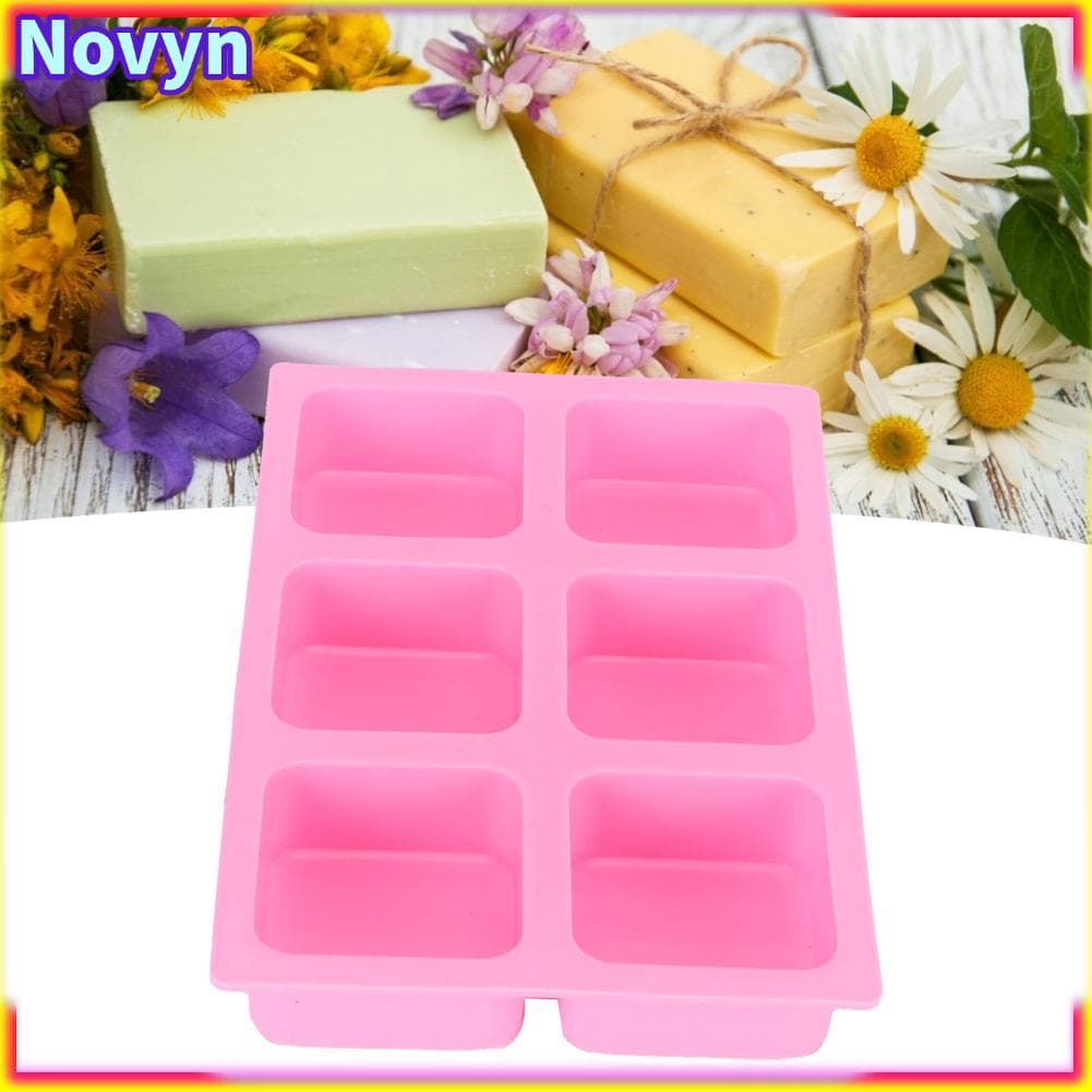 Novyn-br aqxreight Bolo de sabonete de silicone com 6 grades para assar chocolate aqxreight4ma1dxretu