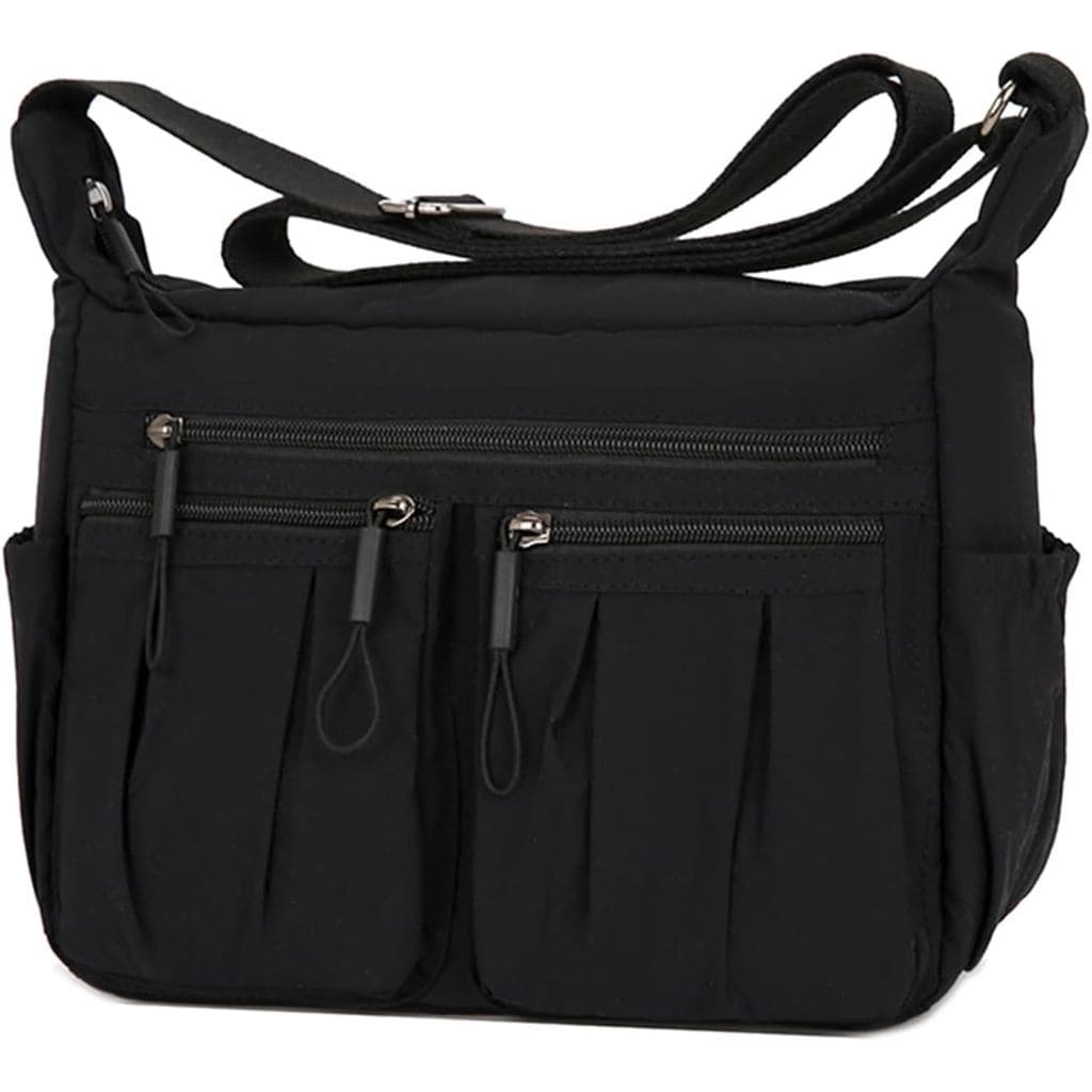 Bolsa de Ombro Multi-Bolsos, Bolsa Transversal para Mulheres, Bolsa de Viagem, Bolsa de Trabalho, Impermeável, Bolsa Cas