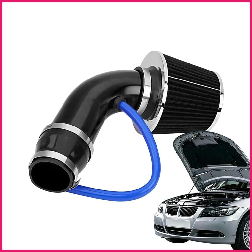 Kit De Entrada De Ar 3 Polegada Universal Liga Alumínio Acessórios Do Carro Tubo Filtro Frio Para terkibr