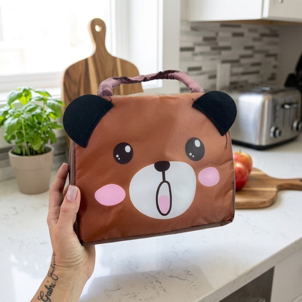 Bolsa Termica Lancheira Infantil Unissex Estampa Fofa Criança Escola Passeio Porta Lanche Marmita