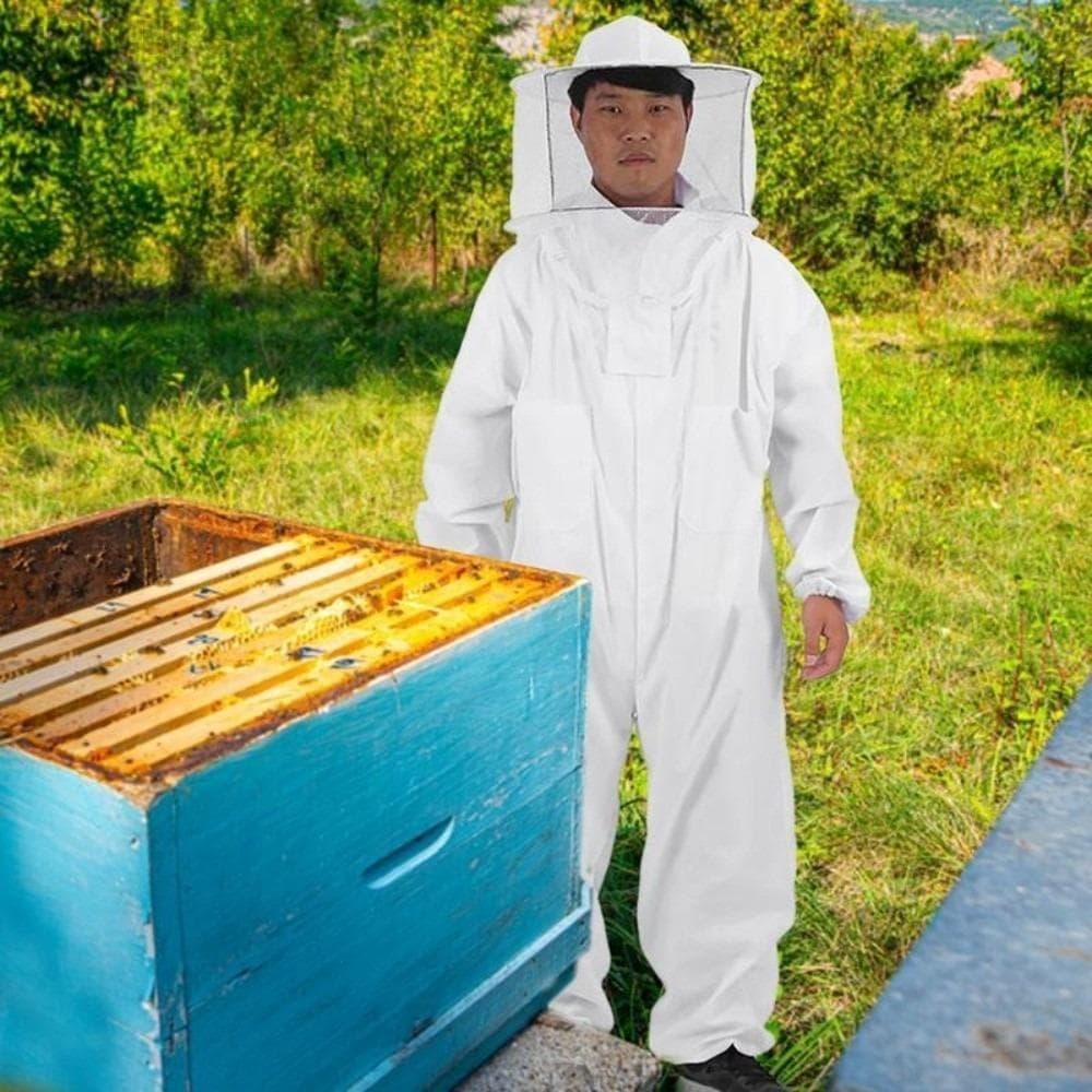 Futuro Macacão De Terno De Apicultura , Traje De Abelha Respirável Profissional Para Apicultores , Punho Elástico