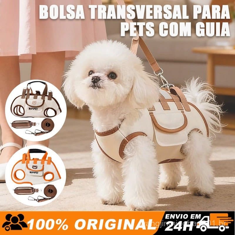 Pet Outing Peito Cinta Saco Pequeno CãO Gato TraçãO De Um Ombro PortáTil Mochila Trela CombinaçãO