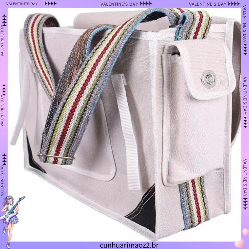 Kit de ferramentas de lona espessada e resistente ao desgaste, kit de ferramentas para trabalhar madeira, bolsa para can