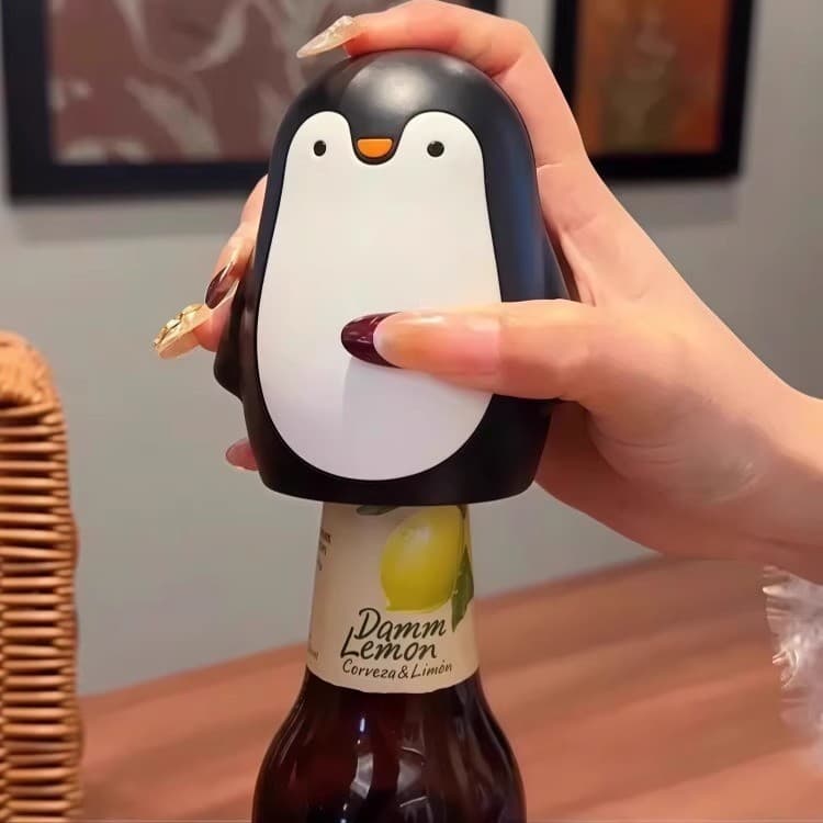 2025 pinguim abridor de garrafa doméstico criativo abridor de tampa dos desenhos animados portátil abridor de lata cerve