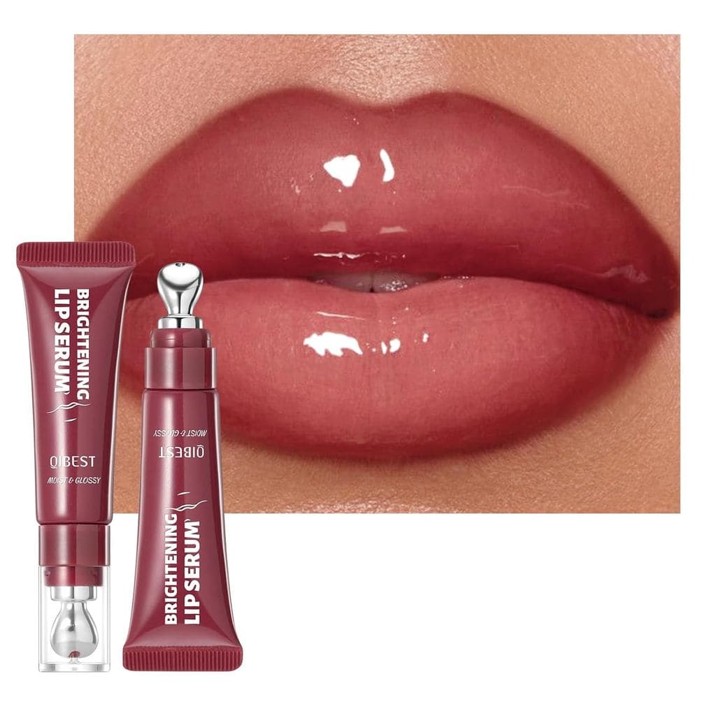 Sérum Labial Iluminador URQT, Óleo Labial Hidratante e Brilhante com Aplicador Metálico, Tintura Labial Hidratante e Vol