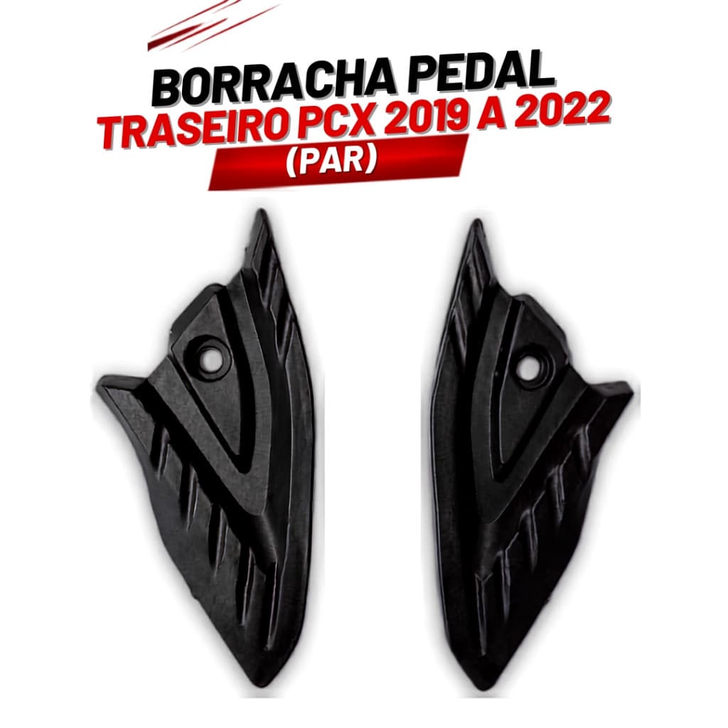 Borracha Pedal Traseiro Par Pcx 150 2019 A 2022