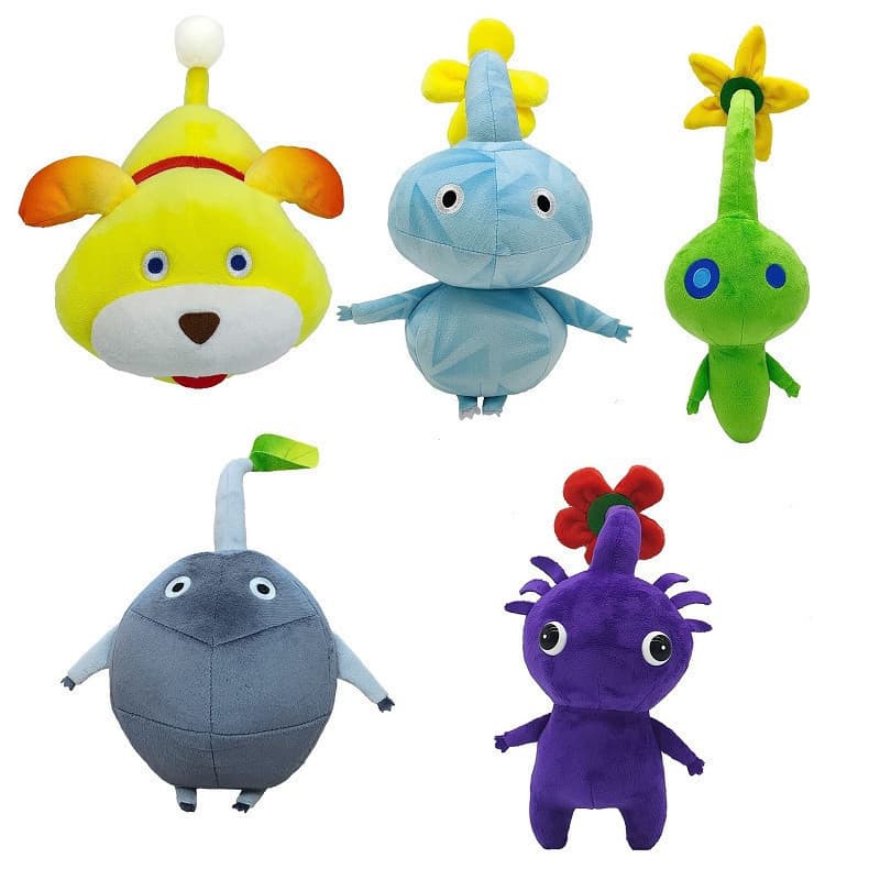 1 Pçs 18-35cm Pikmin Juychi Cão Brinquedos De Pelúcia Bonito Macio Gelo Bonecas Para O Miúdo Aniversário Natal