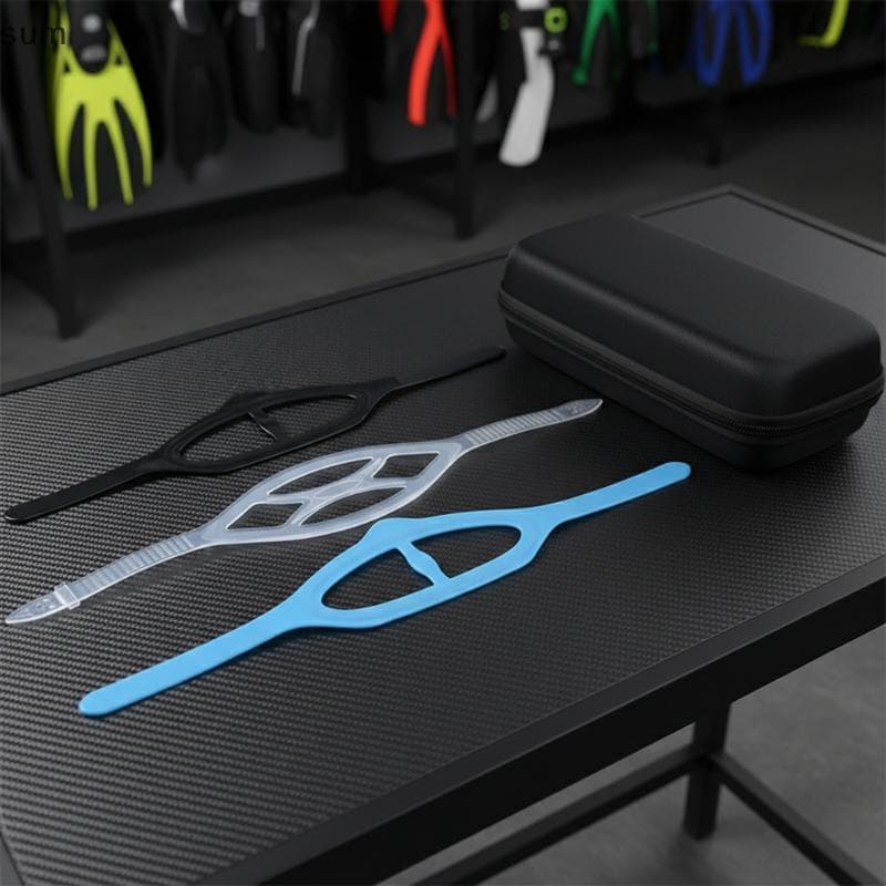 [sum] Universal Silicone Mergulho Snorkeling Natação Máscara Alça Acessórios De Substituição Soft Óculos De Alta Elástic