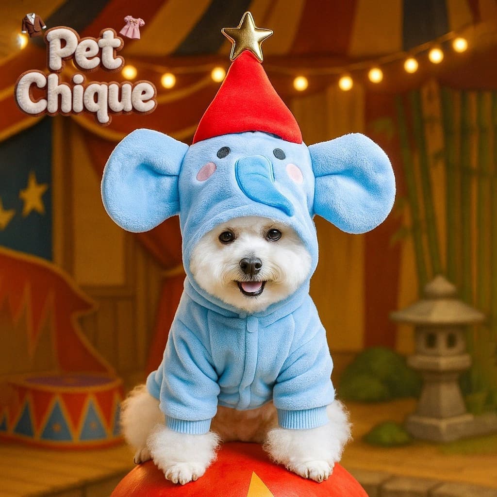 Roupas para cães de estimação para o outono e inverno, mais quentes e de veludo, fantasia fofa de desenho animado para c