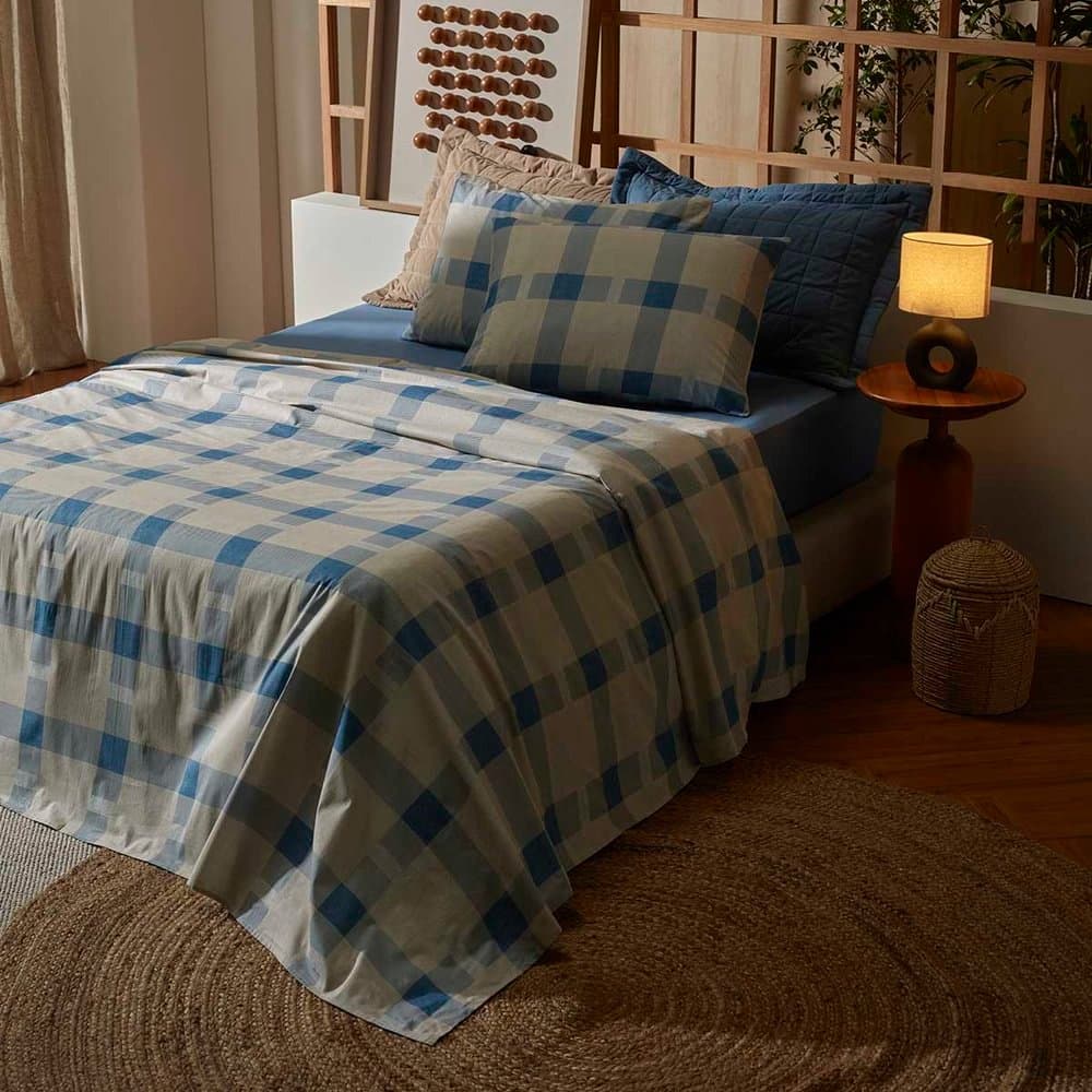 Jogo de Cama Queen Algodão Percal 160 Fios Douty - Appel Home