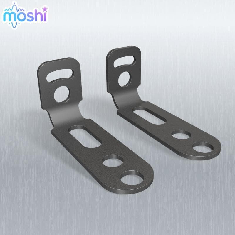 MOSHI 2 Pcs Heavy Duty Universal Motocicleta Farol Extensão Braet Resistente À Corrosão Suporte De Montagem De Luz De Ne