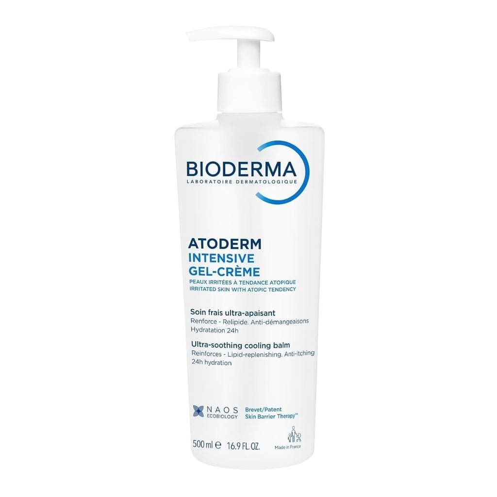 Bioderma Atoderm Gel-Creme Intensivo, Hidratante Corporal Calmante para Pele Seca e Sensível Atópica, Hidratação 24 Hora