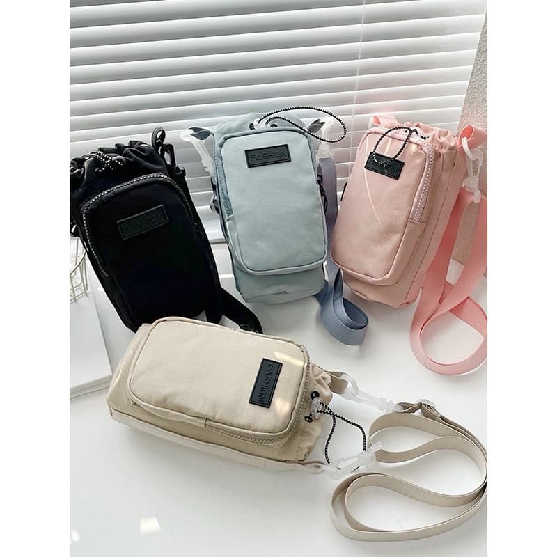 Bolsa Porta Garrafas De Água Compatível Com Copo 1 Litro Para Celular Chaveiro Com Alça De Ombro Ajustável[S310]
