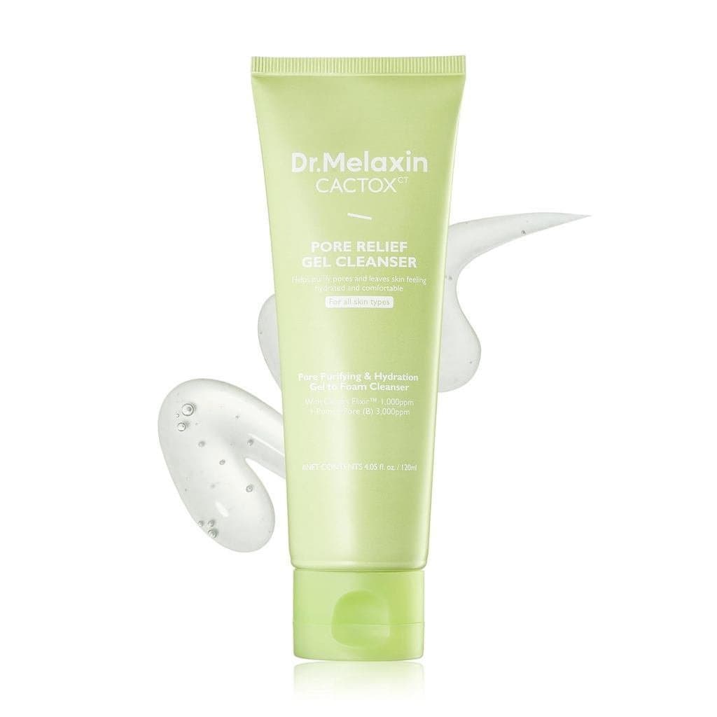 Dr.Melaxin Cactox Gel de Limpeza para Alívio de Poros, Gel-Hidratante que se Transforma em Espuma para Limpeza Facial e