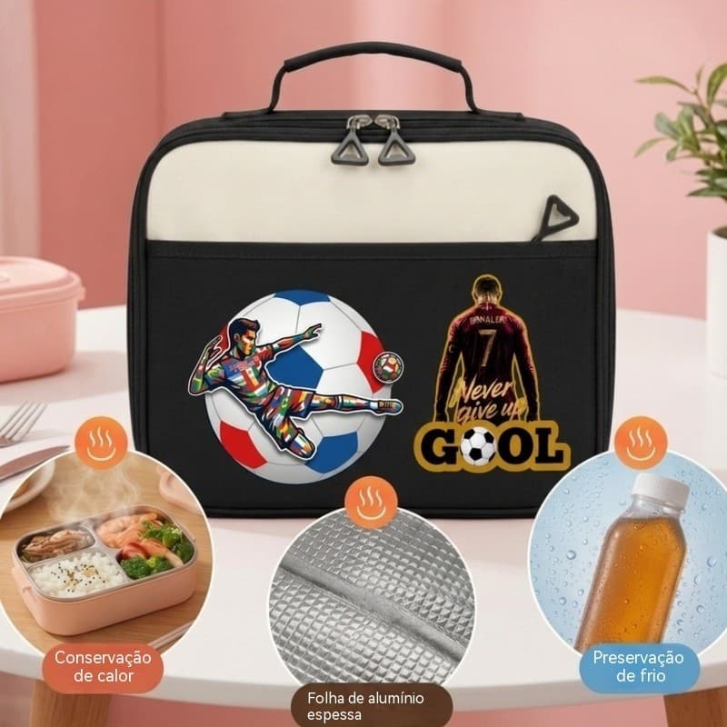 para estudante impermeável  térmica lancheira grande capacidade bolsa térmica portátil marmita lunch box bag