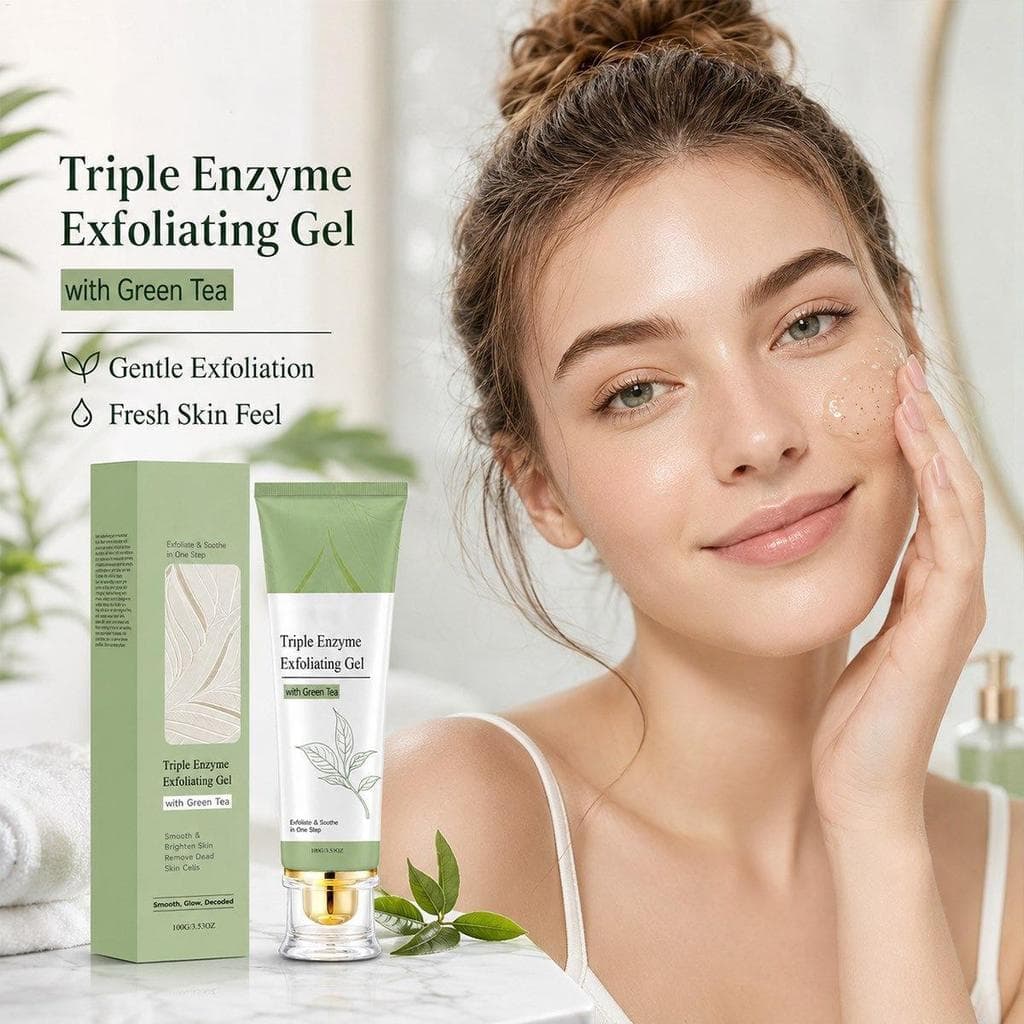 Gel Esfoliante Para Rosto Extrato De Planta Suave Brilho Limpeza Profunda Hidratante Corporal Homens Mulheres Toda A Pel