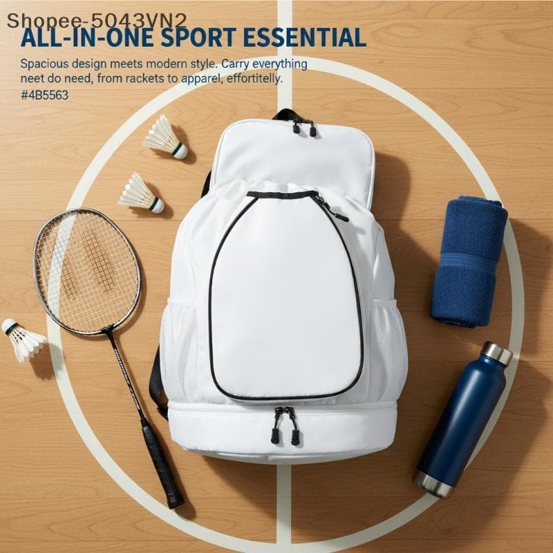 [RE] Bolsa Esportiva De Basquete De Grande Capacidade Bapa Com Cordão E Parcelamento Dedicado Para Treinamento Ao Ar Liv