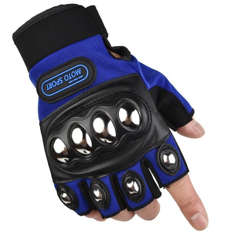 Luvas de Ciclismo Masculinas, Meio-Dedo e Dedo Inteiro, Proteção com Casco de Aço, Antiqueda, Antiderrapante, Compatível