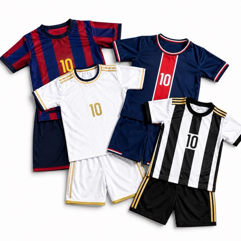 conjunto infantil times internacionais