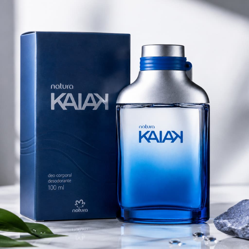 Perfume Kayak Masculino Original 100ml Deo Colônia Perfume Masculino 1, 2 ou 3 Unidades
