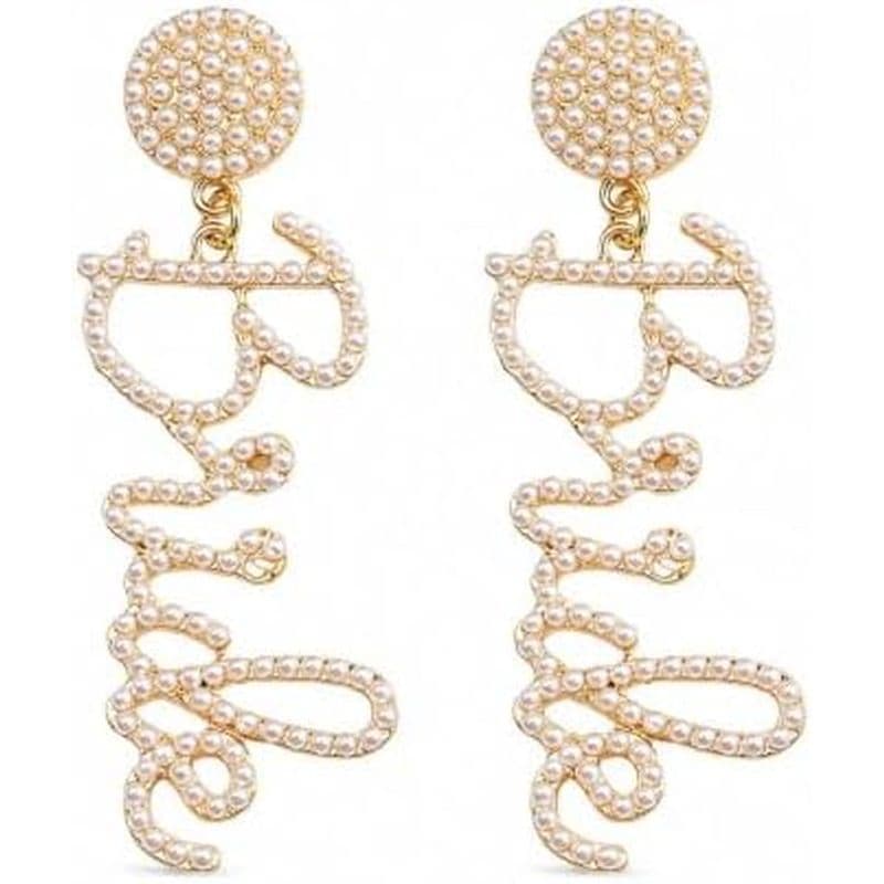 Brincos De Noiva Para Mulheres , Gota Com Strass Brilhante E Detalhes De Pérola , Casamento , Despedida De Solteira , Ch
