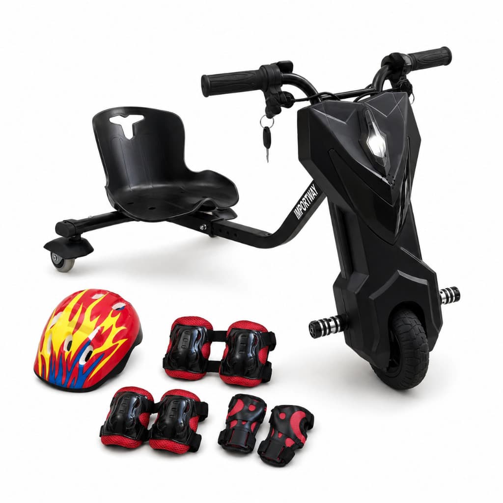 Drift Triciclo Elétrico 120W 50KG Com Kit de Proteção Veículo Elétrico Recreativo Original