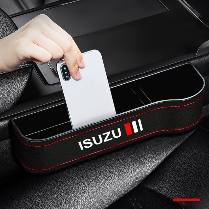 Caixa de Armazenamento para Fenda do Assento do Carro, Organizador de Espaços Vazios, Suporte para Telefone e Carteira,