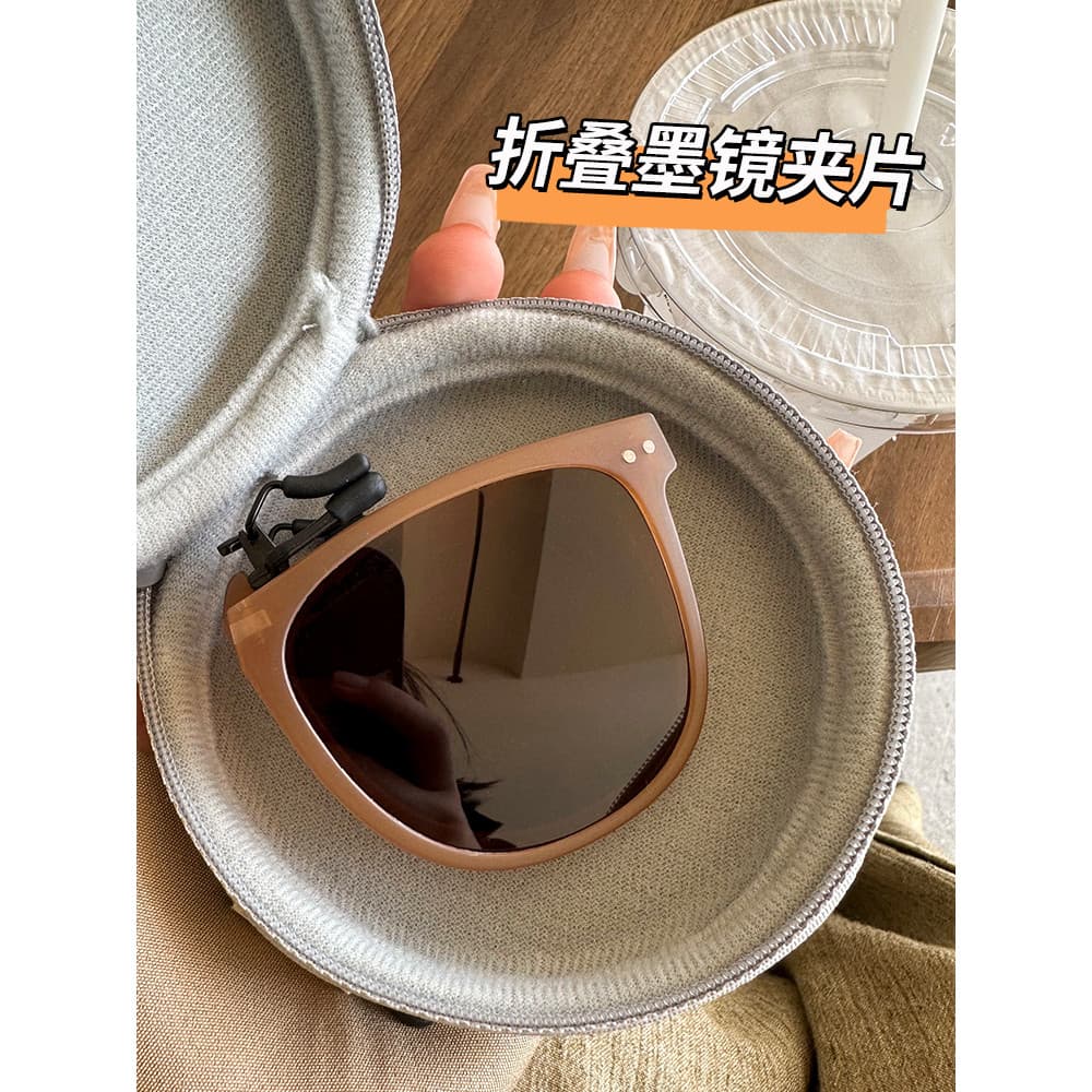 Óculos De sol dobráveis femininos Flip-up Clip-up óculos polarizados à prova De ultravioleta óculos De sol masculino con