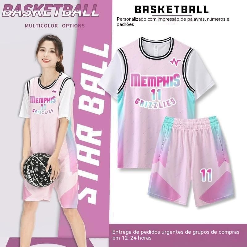 Uniforme de basquete personalizado terno feminino estudante universitário classe uniforme falso terno de duas peças abso