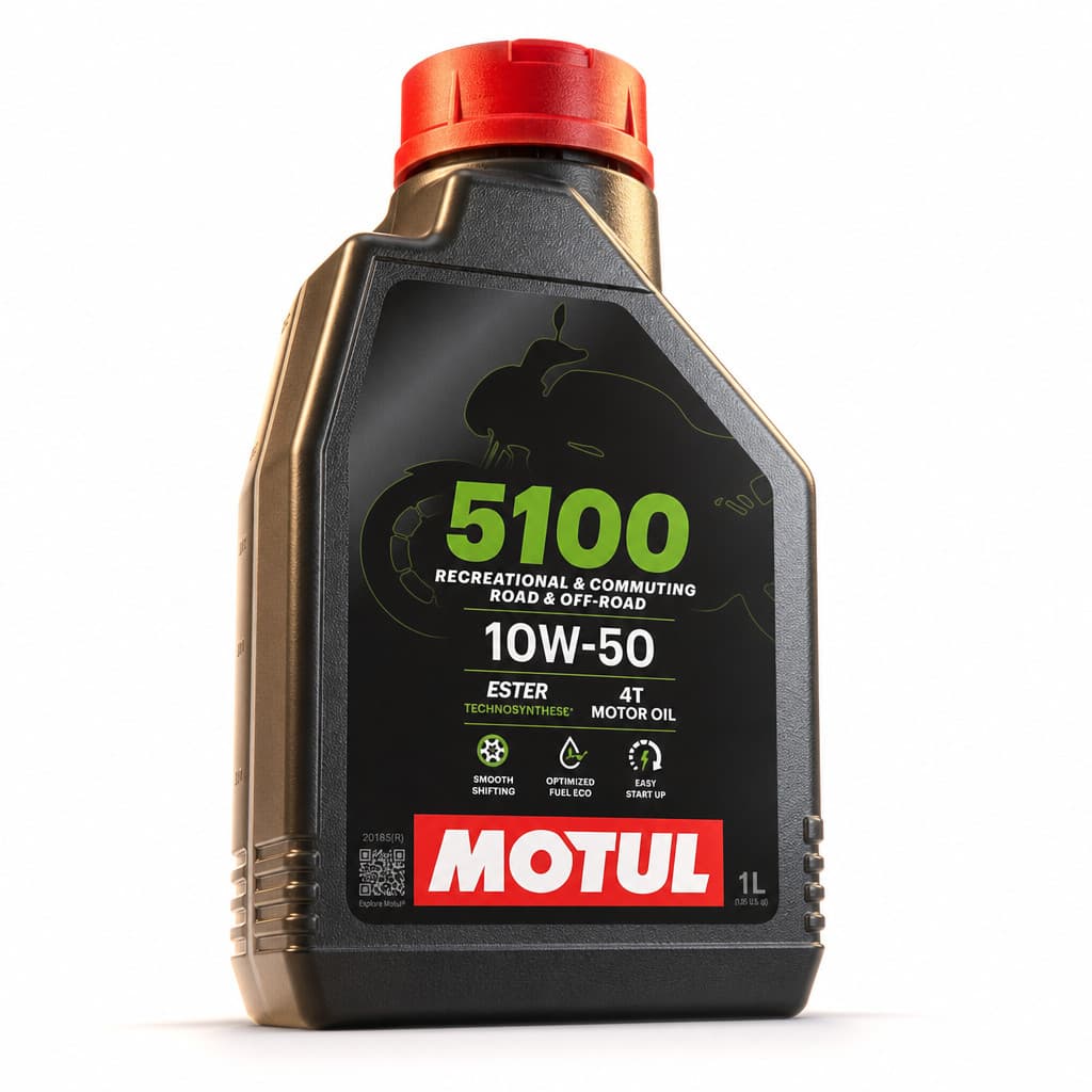 Óleo Motor De Moto Motul 5100 10w-50 4t 1 Litro