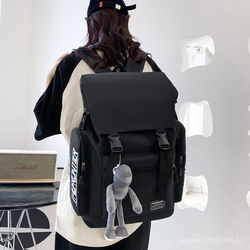 Mochila de grande capacidade para homens e mulheres, mochila para casais, mochila escolar para estudantes do ensino fund