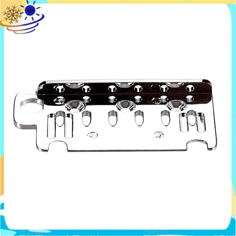 [Le's Shop] Universal 6 Cordas Para Guitarra Elétrica Tremolo Bridge Assembly Placa Cromada Sistema