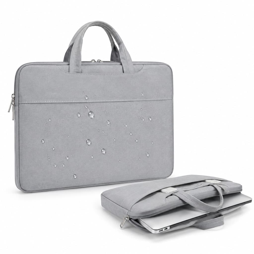 Maleta Bolsa para Notebook até 15,6 Polegadas Impermeável com Alça e Bolso para Acessórios