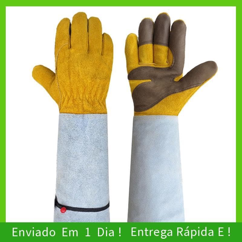 - joyce Luvas De Jardinagem Para Serviços Pesados , Design Longo , Proteção Paisagismo , Colheita , Luva De Segurança Ja